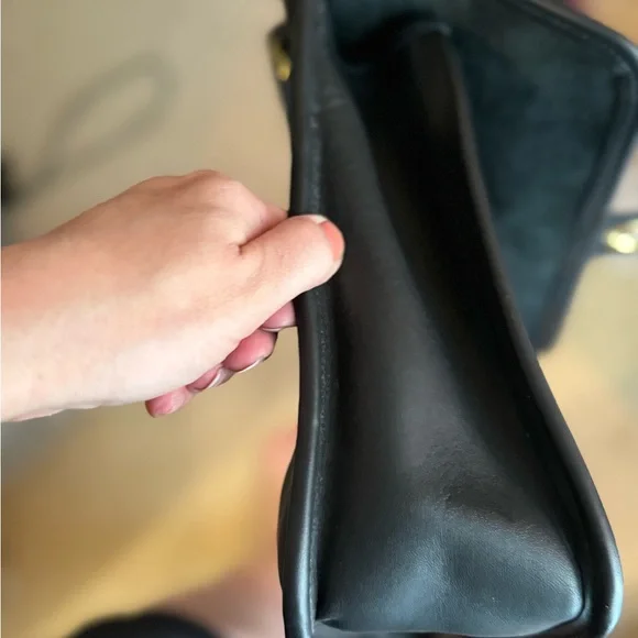 Coach Black Leather Satchel - Picture 15 of 16